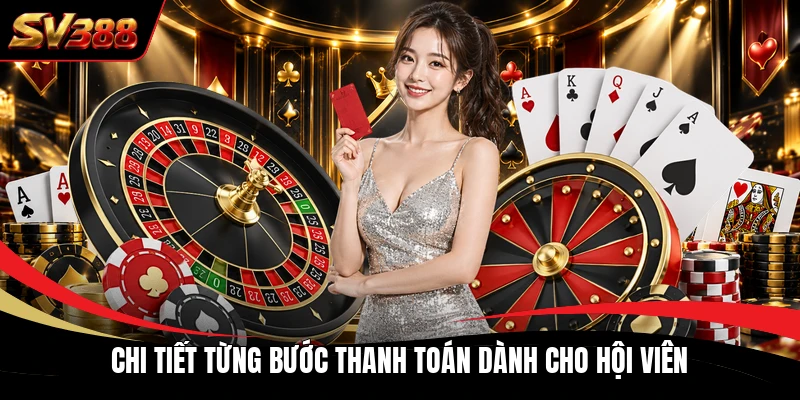 Chi tiết từng bước thanh toán dành cho hội viên