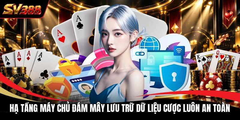 Hạ tầng máy chủ đám mây lưu trữ dữ liệu cược luôn an toàn