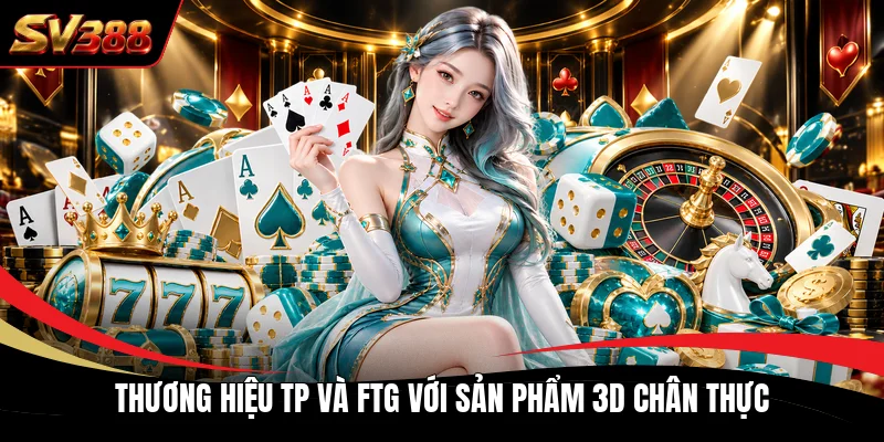 Thương hiệu TP và FTG với sản phẩm 3D chân thực Thương hiệu TP và FTG với sản phẩm 3D chân thực